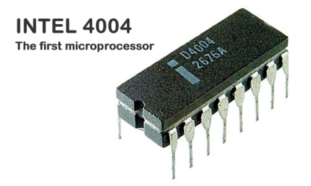 Intel crea el primer microprocessador