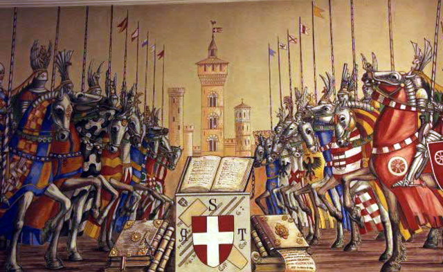 Battle Between Guelphs and Ghibellinis