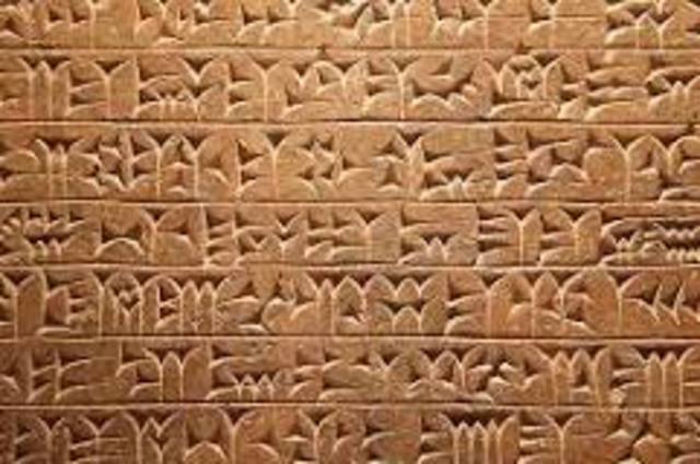 Primeiro registro de escrita