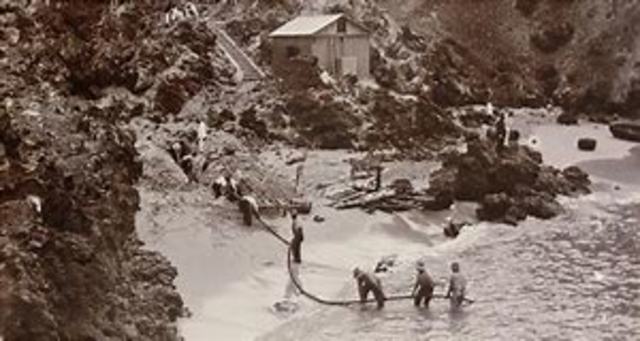 1er cable submarino transatlántico internacional