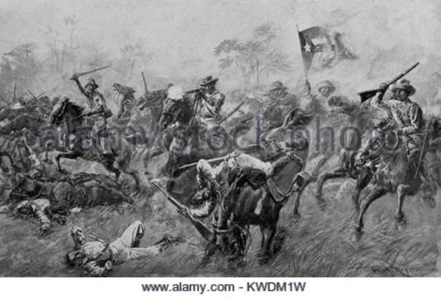 Insurgent forces defeated Spanish troops