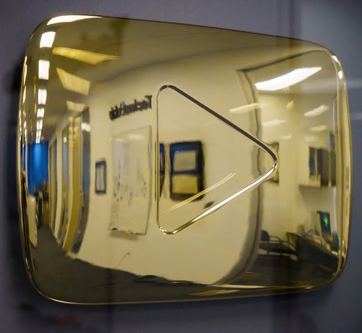 One Million Subscriber Plaque