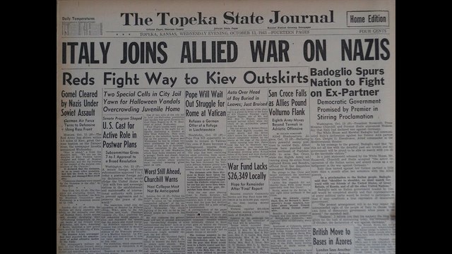 Italy joins the Allies