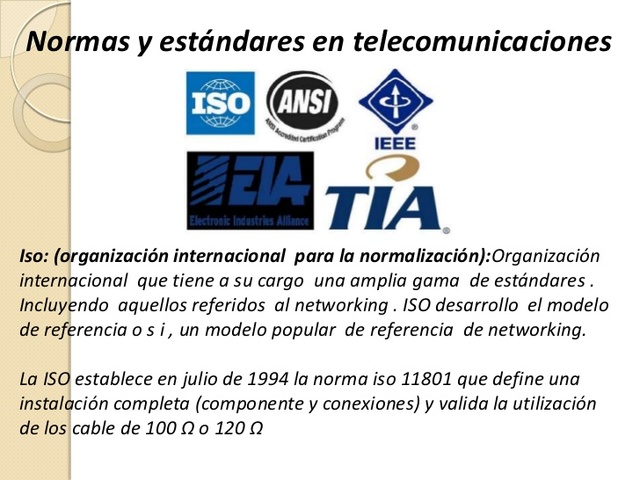 ESTANDARES INTERNACIONALES