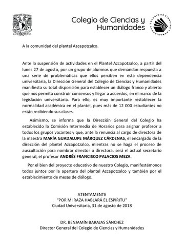 NUEVO DIRECTOR ANDRÉS PALACIOS.