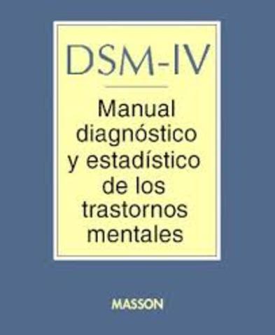 la asociación psiquiátrica americana publica el DSM - IV