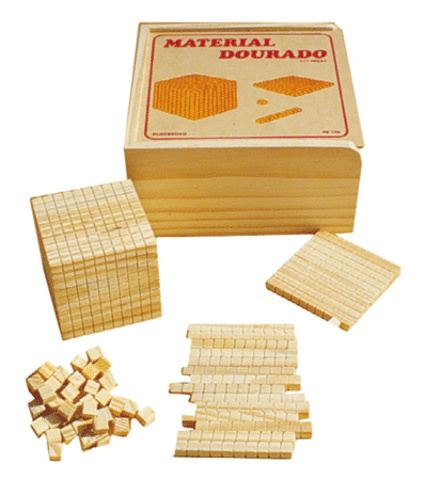 Surgimento do material dourado.