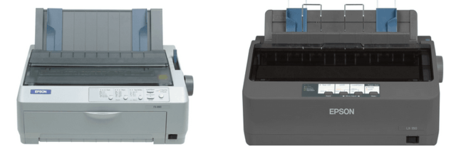 Surgimento da impressora.