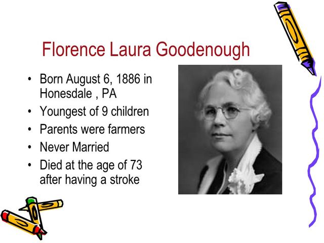 1926 Florencia Goodenough