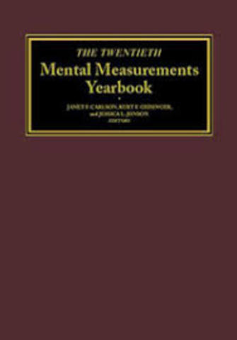 1992 "The Mental Measurements Yearbook"