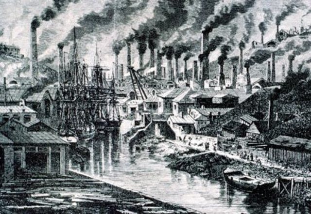 inicio de la contaminación ambiental