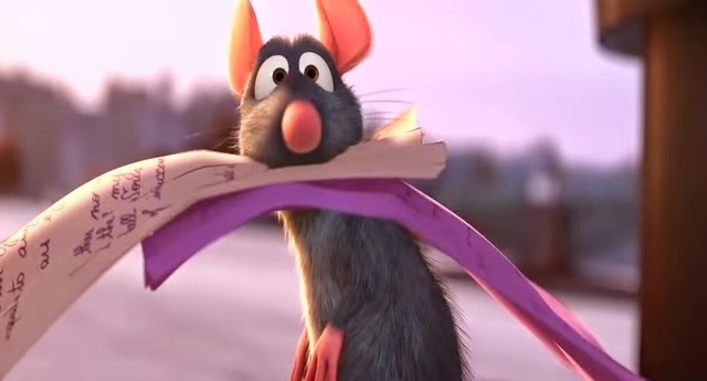 Remy finds the letter.