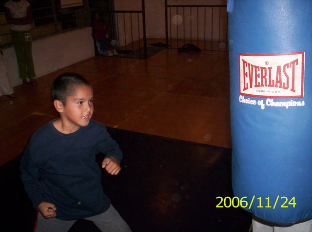 Entre a clases de karate