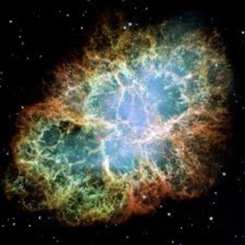 Aparece la nebulosa de cangrejo (Crab nebula)