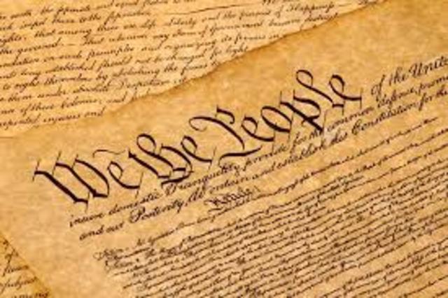 The constitution was written