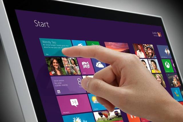 Interacción táctil