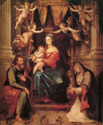 Se pinta "La Virgen del Perdón".