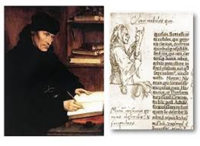 Erasmus writes satire The Praise of Folly