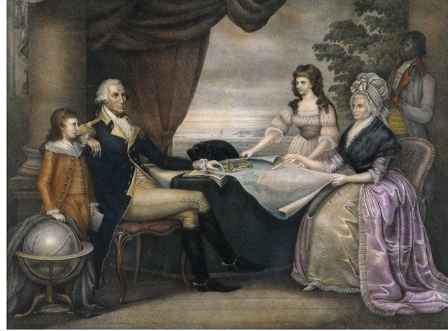 How manny kids did George Washington have