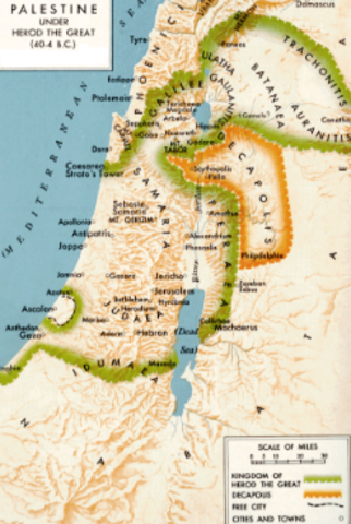 aguts makes  judea a roman provence