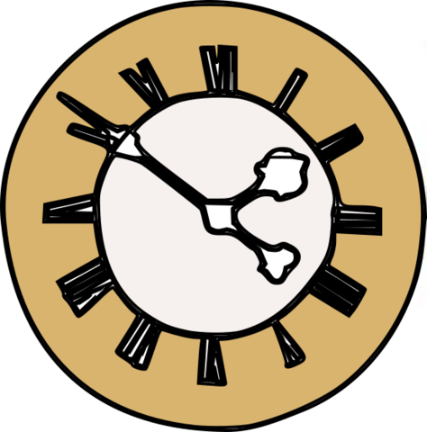 12" glass wall clock with paris eiffel tower postcard design