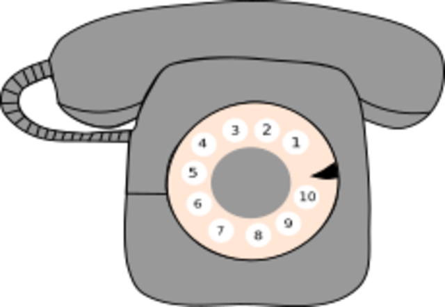 Teléfono Fijo Antiguo