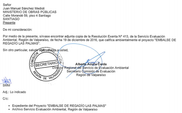 Resolución de calificación ambiental (RCA)