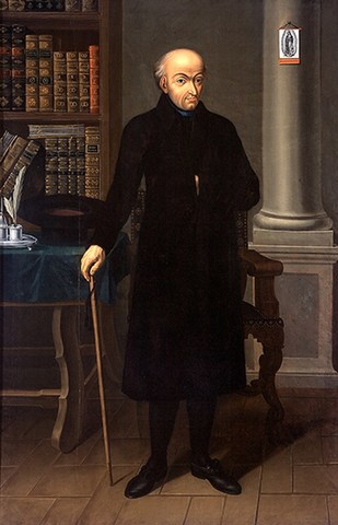 Se pinta el Retrato del cura Don Miguel Hidalgo y Costilla.