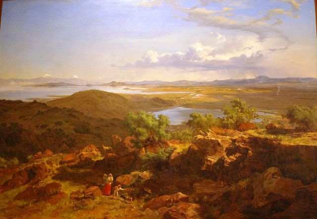 José María Velasco finaliza sus cuadros valle de México y México.