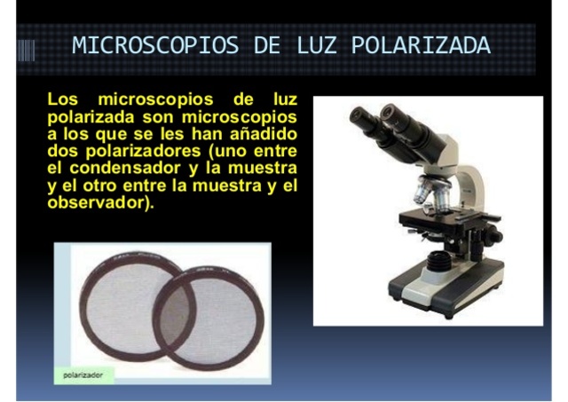 MICROSCOPIO LUZ POLARIZADA