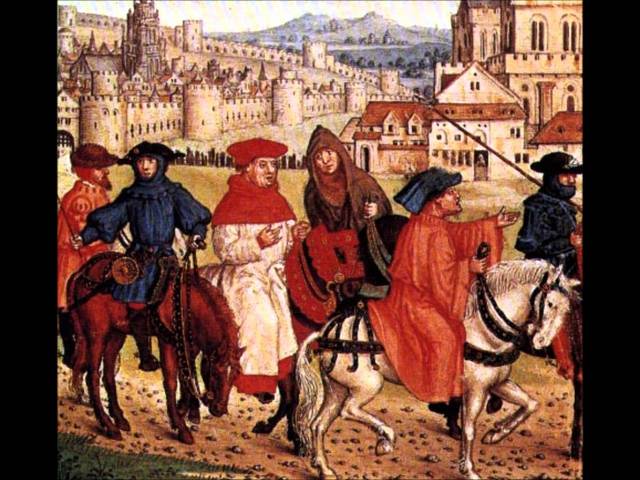 chaucer writes the canterbury tales