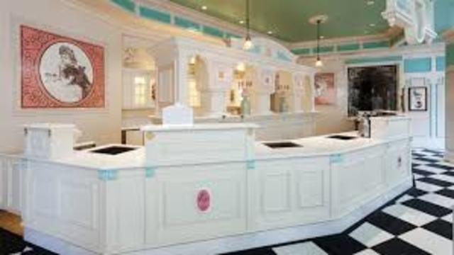 The first ice cream parlor