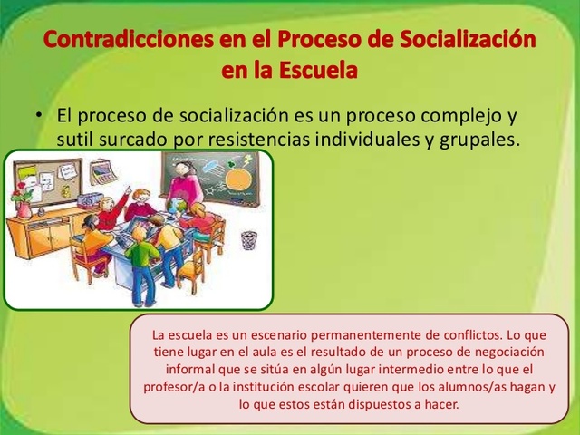 Contradicciones en la Escuela