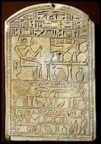 Inicio de la escritura