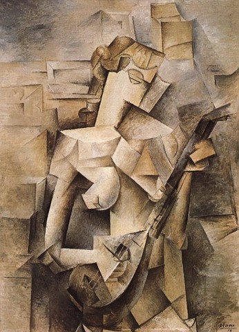 Girl with mandolin -Georges Braque