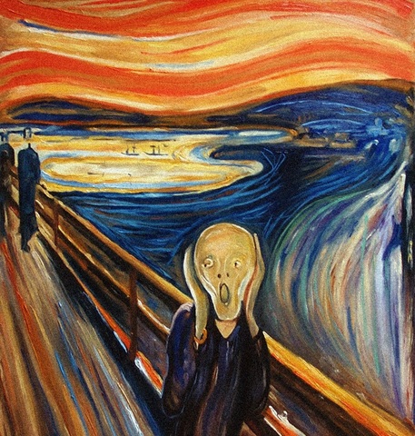 The scream of nature -Eduard Munch