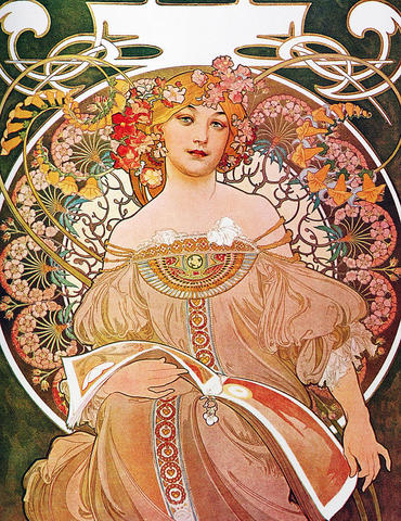 Daydream Reverie -Alphonse Mucha