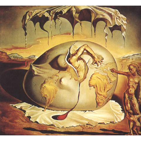 Geopoliticus Child Watching the Birth of the New Man -Salvador Dali