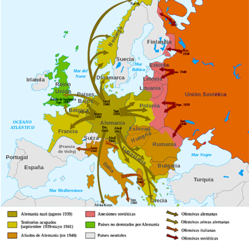 Finalización de la Segunda Guerra Mundial