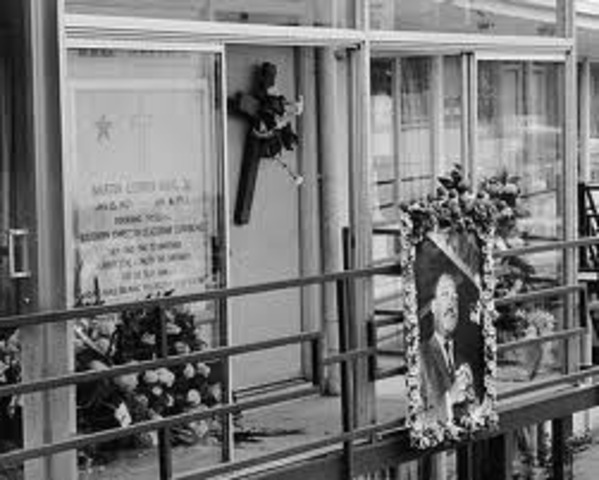 Martin Luther king is Assassinated