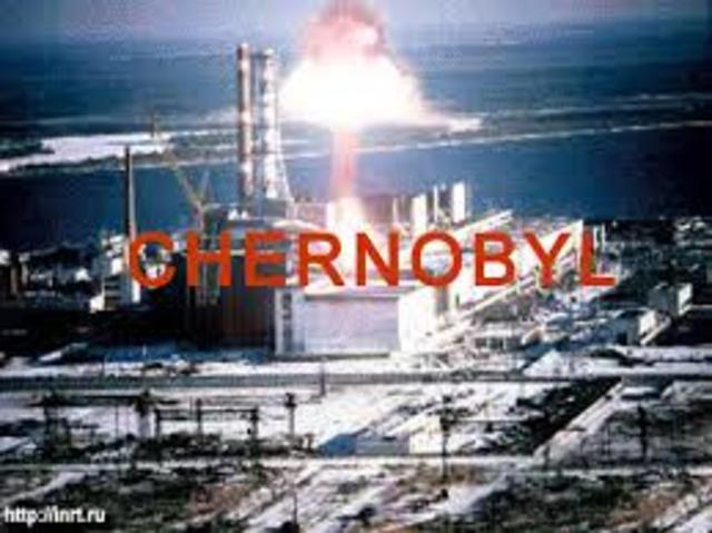 Explosión radiactiva en chernobyl