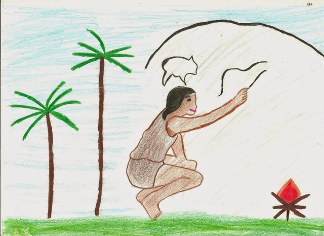 Desenhos nas cavernas