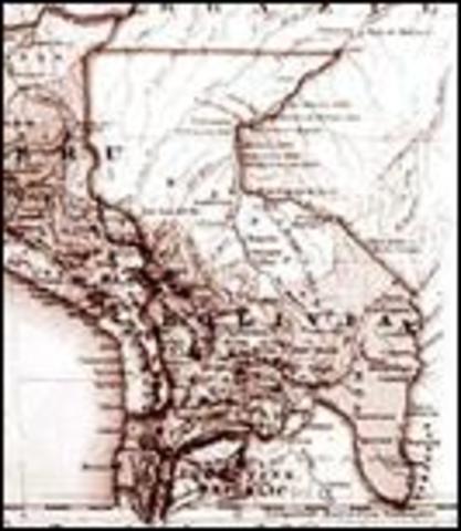 PRIMER MAPA COMPLETO DE BOLIVIA