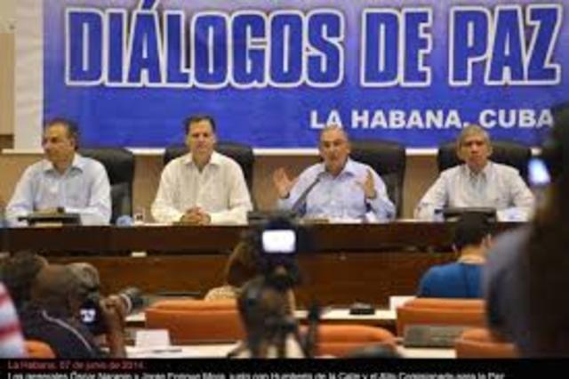 Installation of peace dialogues