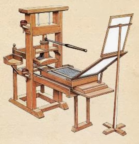 A Prensa de Gutemberg - Século XV