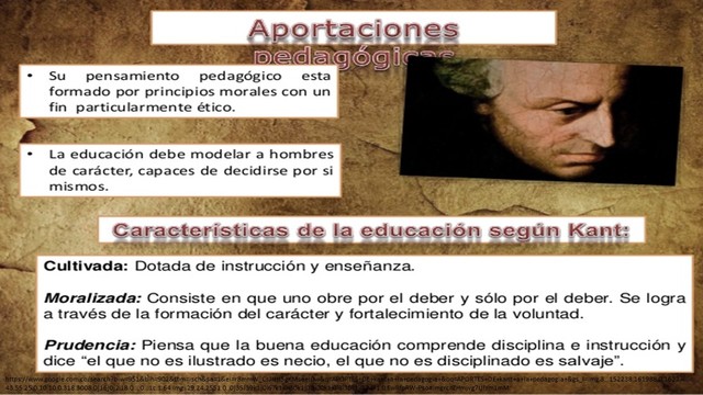 La educación, desarrollo en la persona de toda la perfección de la que la naturaleza es capaz. (Kant 1724- 1804)