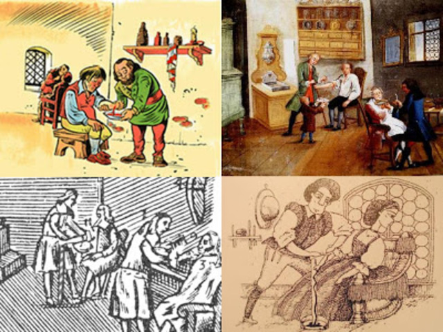Cirujanos, sangradores y barberos