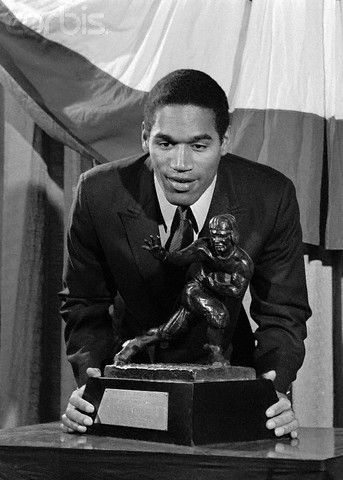 O.J. Wins the Heisman Trophy