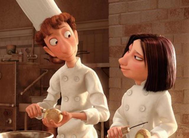 Linguini falls for Colette.