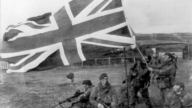 Guerra de las Malvinas.